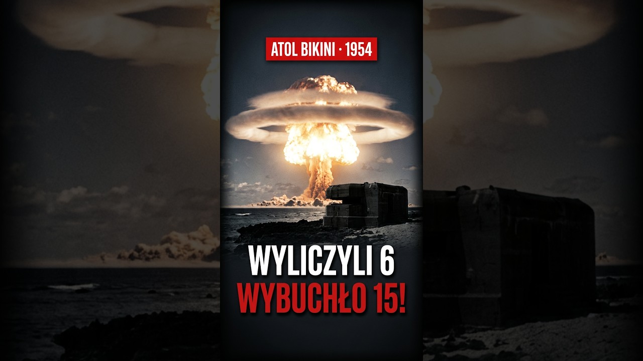 Wyliczyli 6 megaton. Wybuchło 15. Dziewięciu ludzi siedziało w bunkrze 32 km dalej